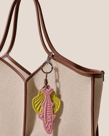 Hereu LAMAR KEYCHAIN - Embossed Leather Keychain