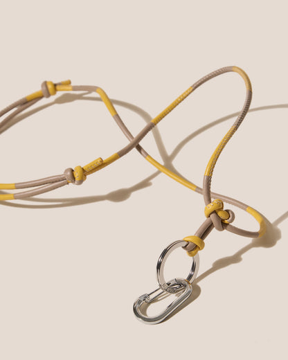 Hereu LLUM KEYCHAIN - Hand-Knotted Patchwork Keychain