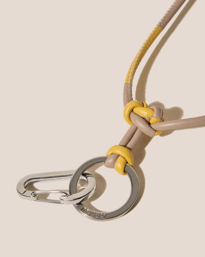 Hereu LLUM KEYCHAIN - Hand-Knotted Patchwork Keychain