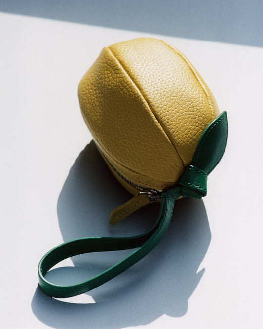 Hereu LLIMONA PURSE - Lemon-Shaped Leather Coin Purse