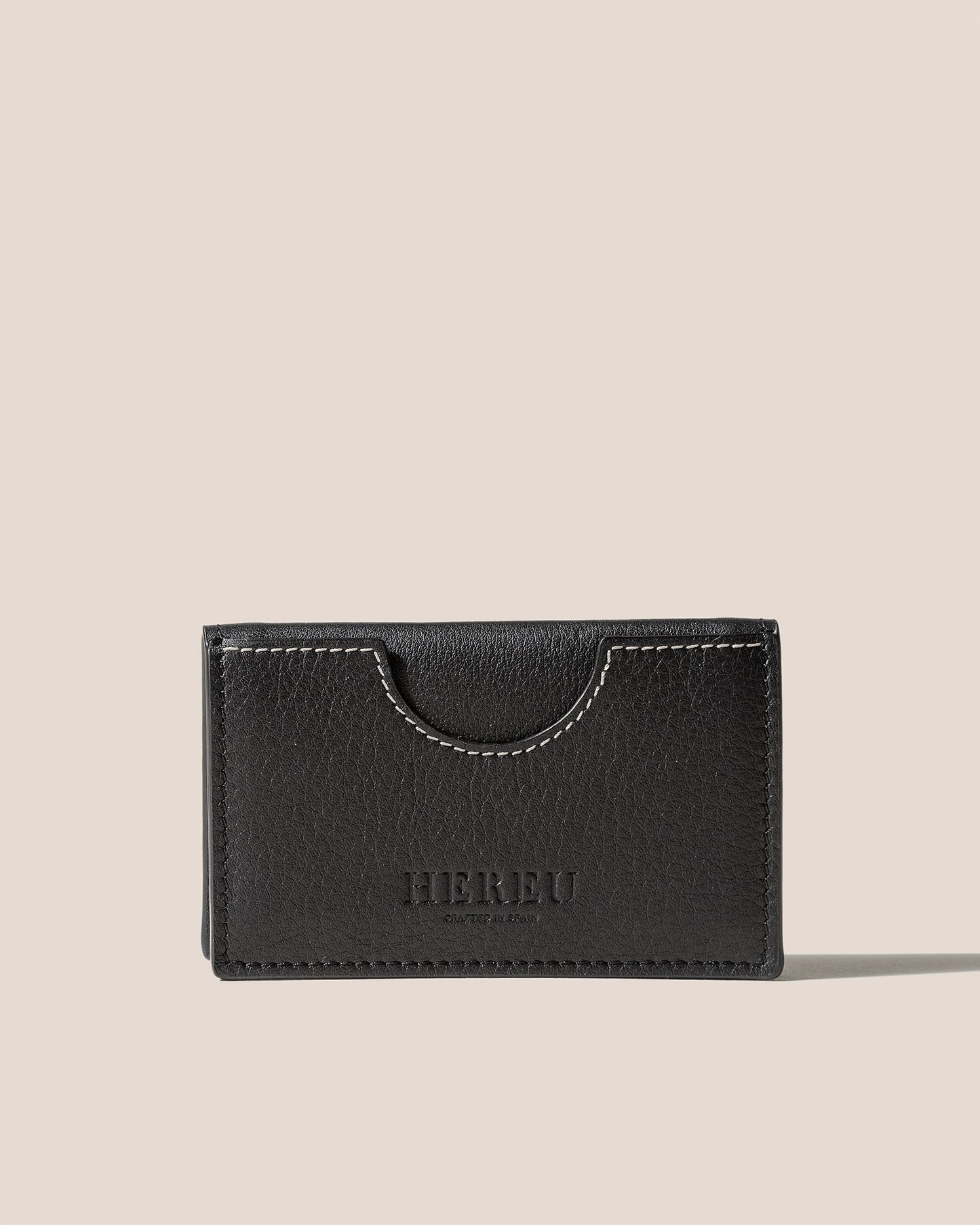 Hereu RODONA - Foldable Leather Card Holder