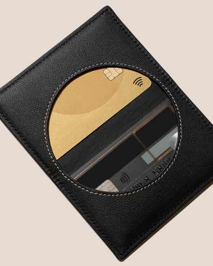Hereu RODONA - Foldable Leather Card Holder