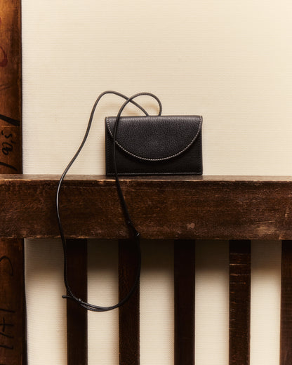 Hereu PENJAT - Leather Wallet with Strap