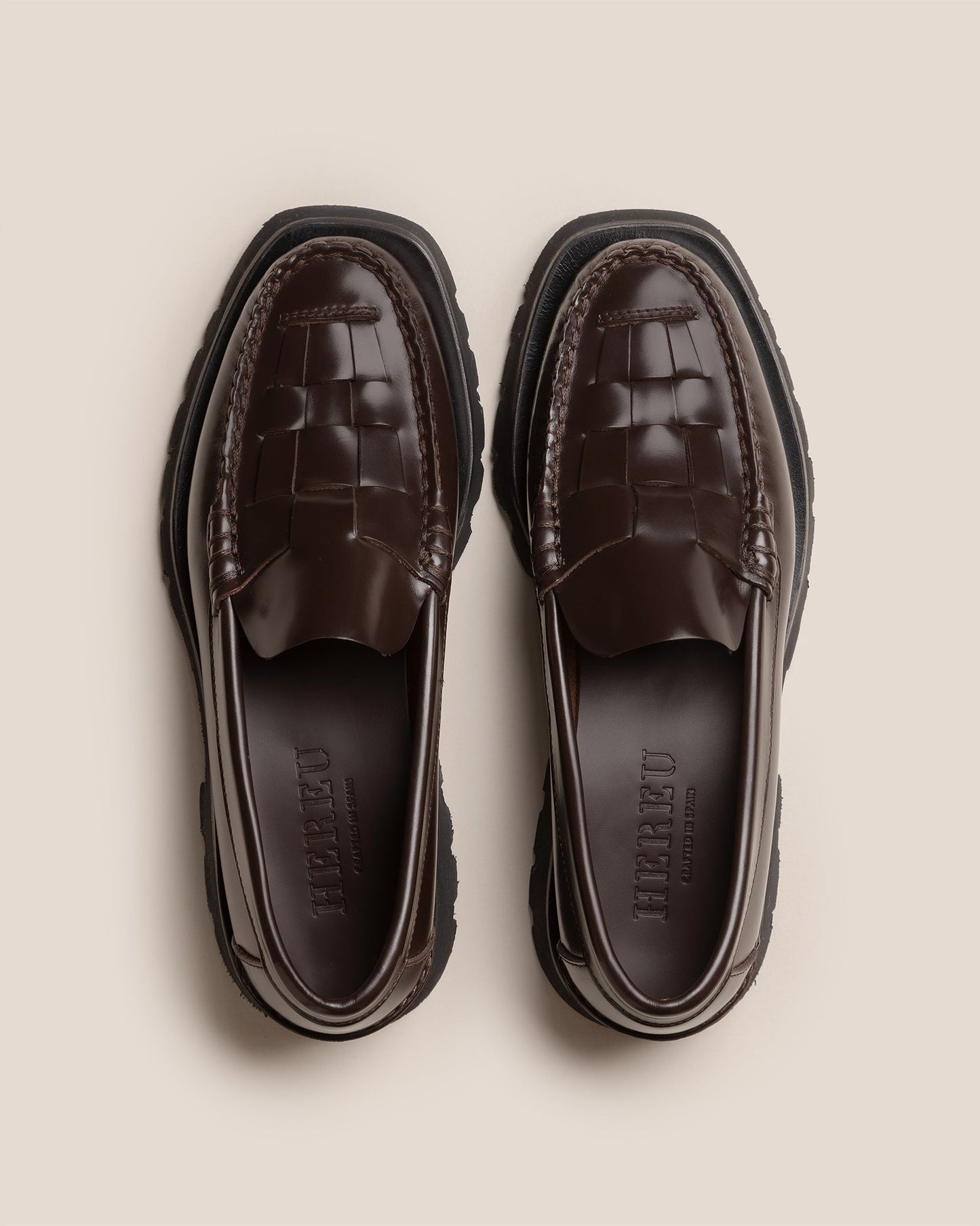 Hereu NOMBELA SPORT - Tread Sole Interwoven Detail Slip-On Loafer