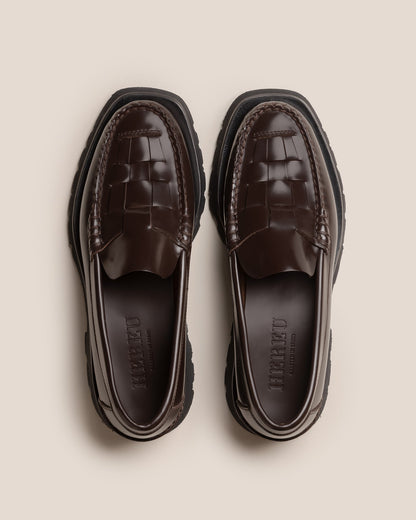 Hereu NOMBELA SPORT - Tread Sole Interwoven Detail Slip-On Loafer