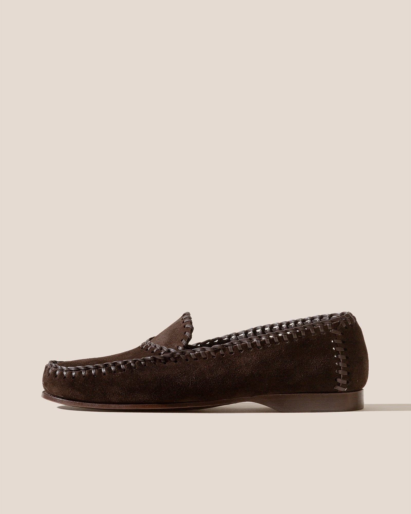Hereu SASTRE SUEDE - Braided Seams Slip-on Loafer