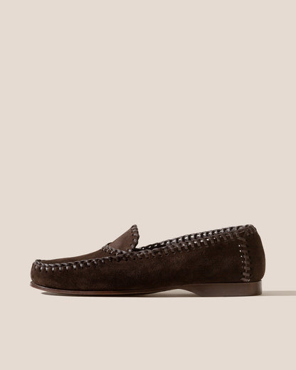 Hereu SASTRE SUEDE - Braided Seams Slip-on Loafer