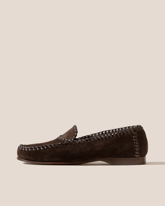 Hereu SASTRE SUEDE - Braided Seams Slip-on Loafer