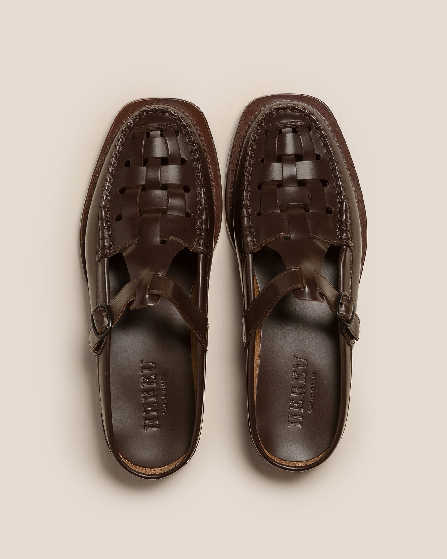 Hereu BONELL - Woven T-bar Mule Loafer