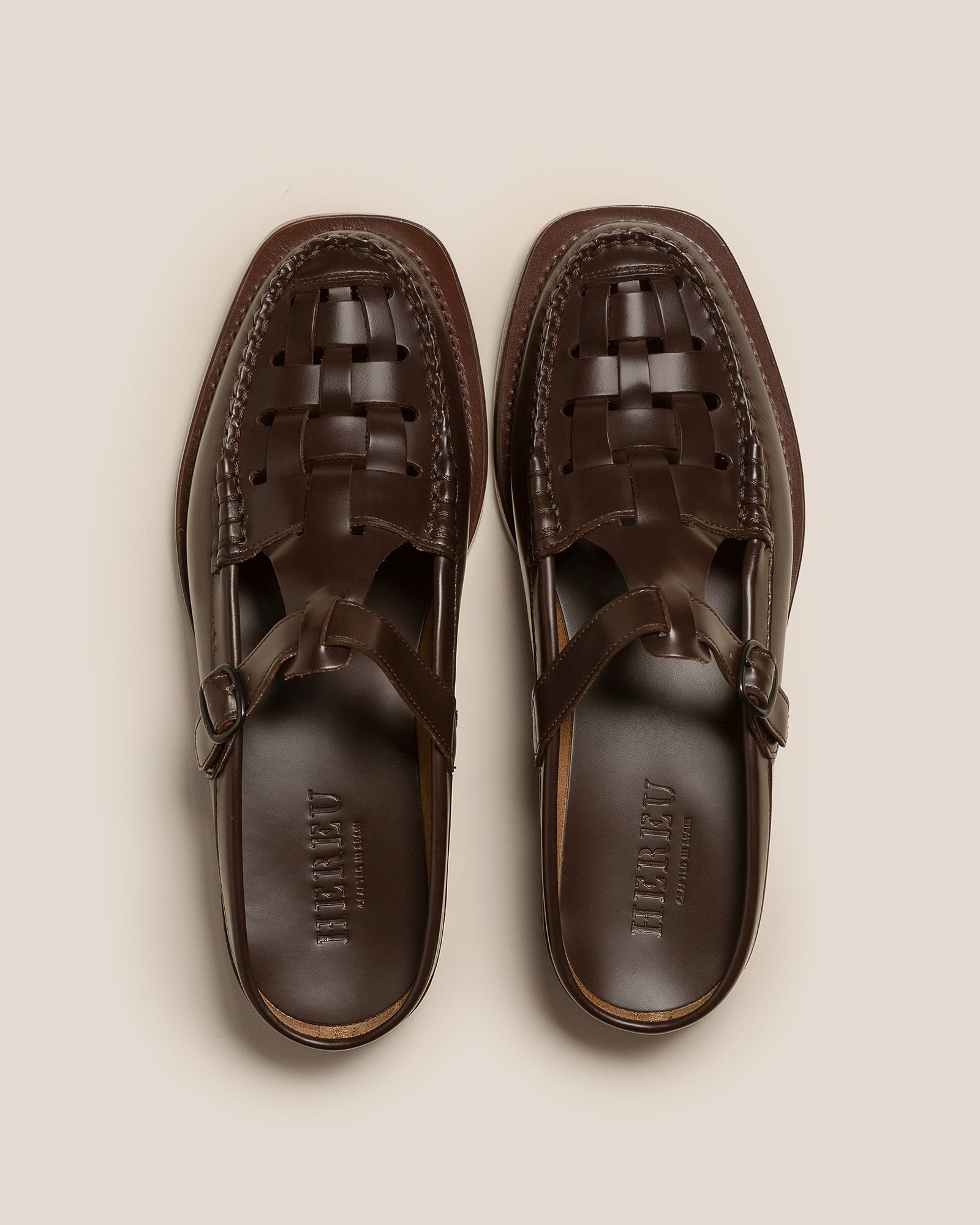 Hereu BONELL - Woven T-bar Mule Loafer