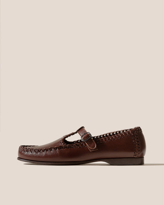 Hereu ALCOVER SUPPLE SHINY - Braided Seams T-bar Loafer