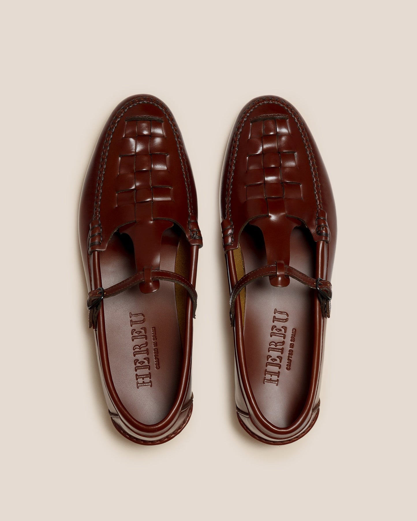 Hereu MAQUEDA - Interwoven T-Bar Loafer
