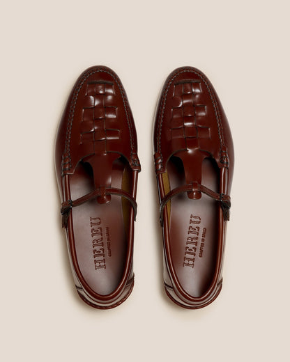 Hereu MAQUEDA - Interwoven T-Bar Loafer