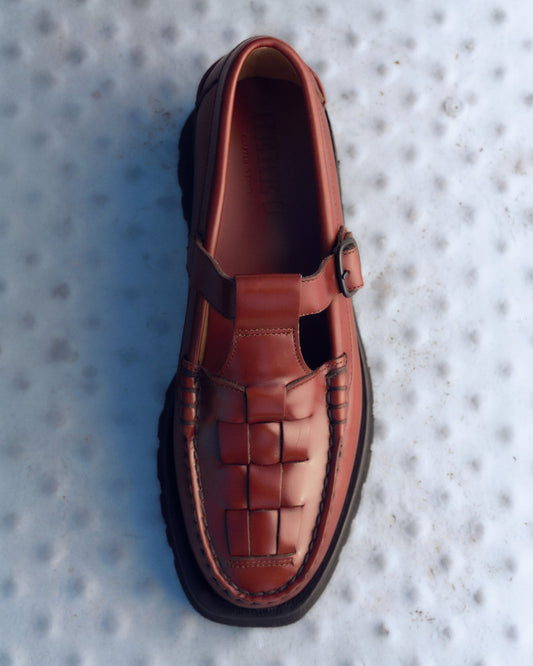 Hereu SOLLER SPORT - Tread Sole T-Bar Loafer
