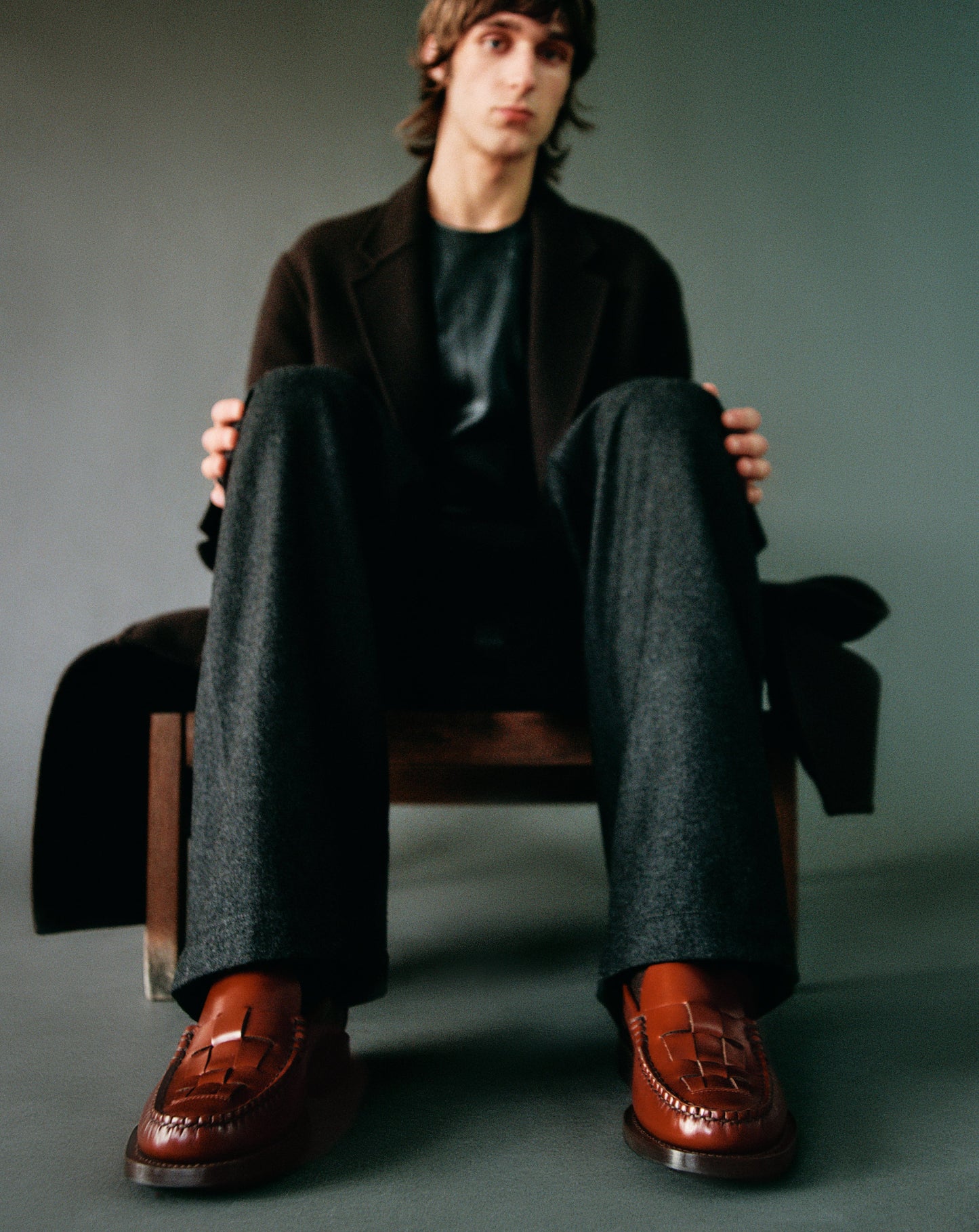 Hereu NOMBELA - Interwoven Detail Slip-On Loafer