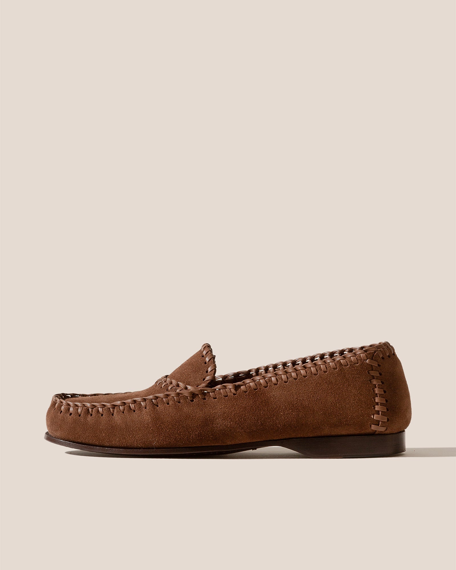 Hereu SASTRE SUEDE - Braided Seams Slip-on Loafer
