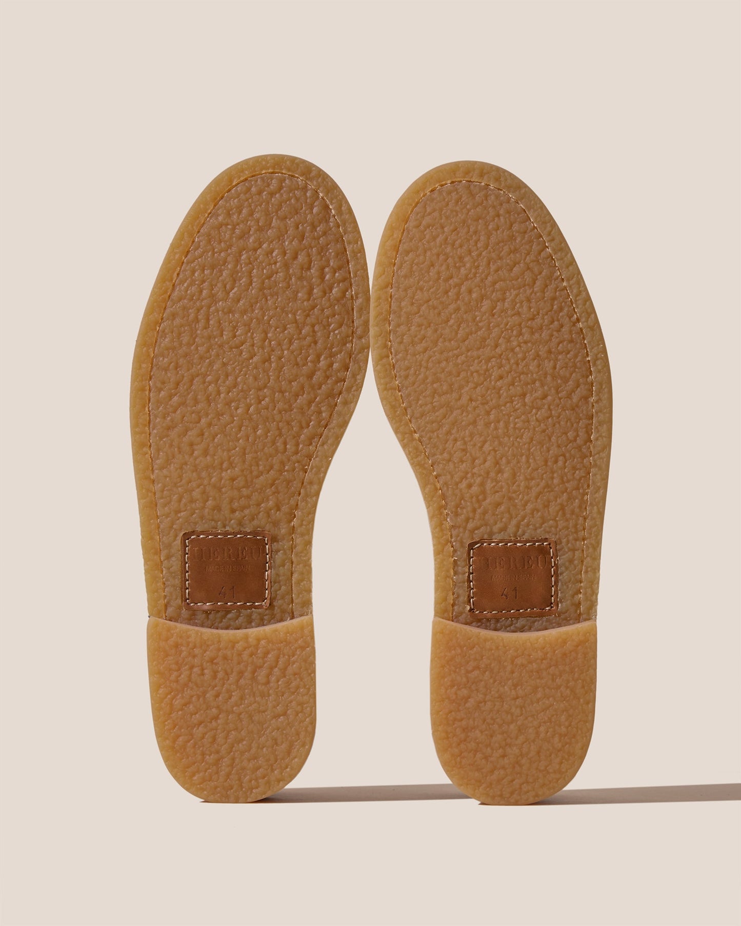 Hereu NOMBELA RUBBER VEG TAN - Interwoven Detail Slip-On Loafer