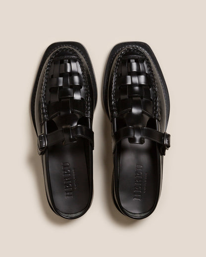 Hereu BONELL - Woven T-bar Mule Loafer