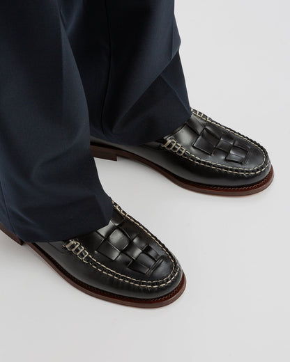 Hereu NOMBELA VEG TAN - Interwoven Detail Slip-On Loafer
