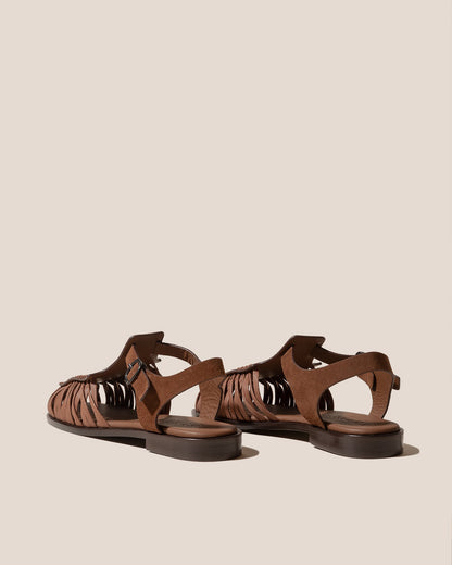 Hereu ALARO SUEDE - Square-Toe T-bar Sandal
