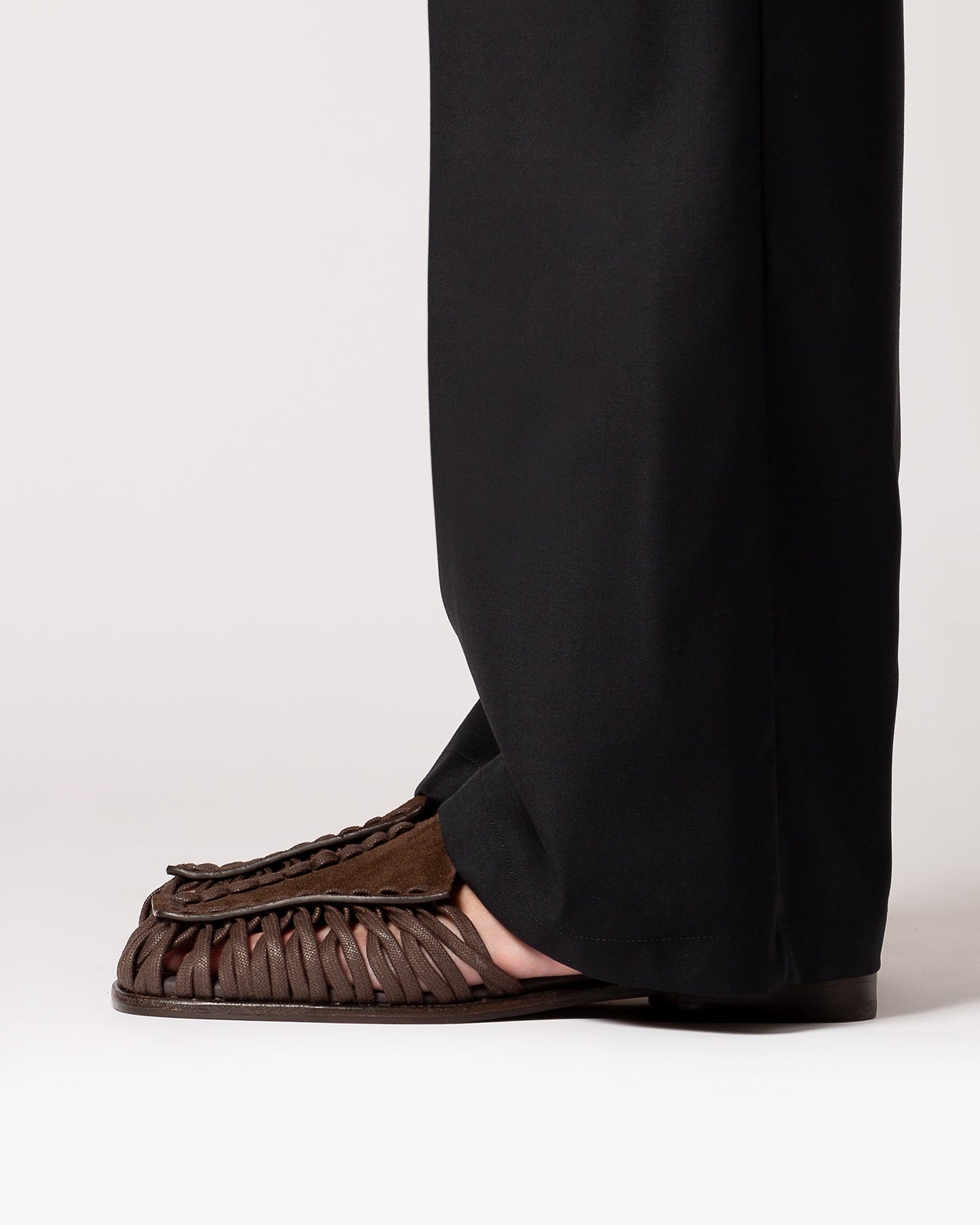 Hereu ALARO SUEDE - Square-Toe T-bar Sandal