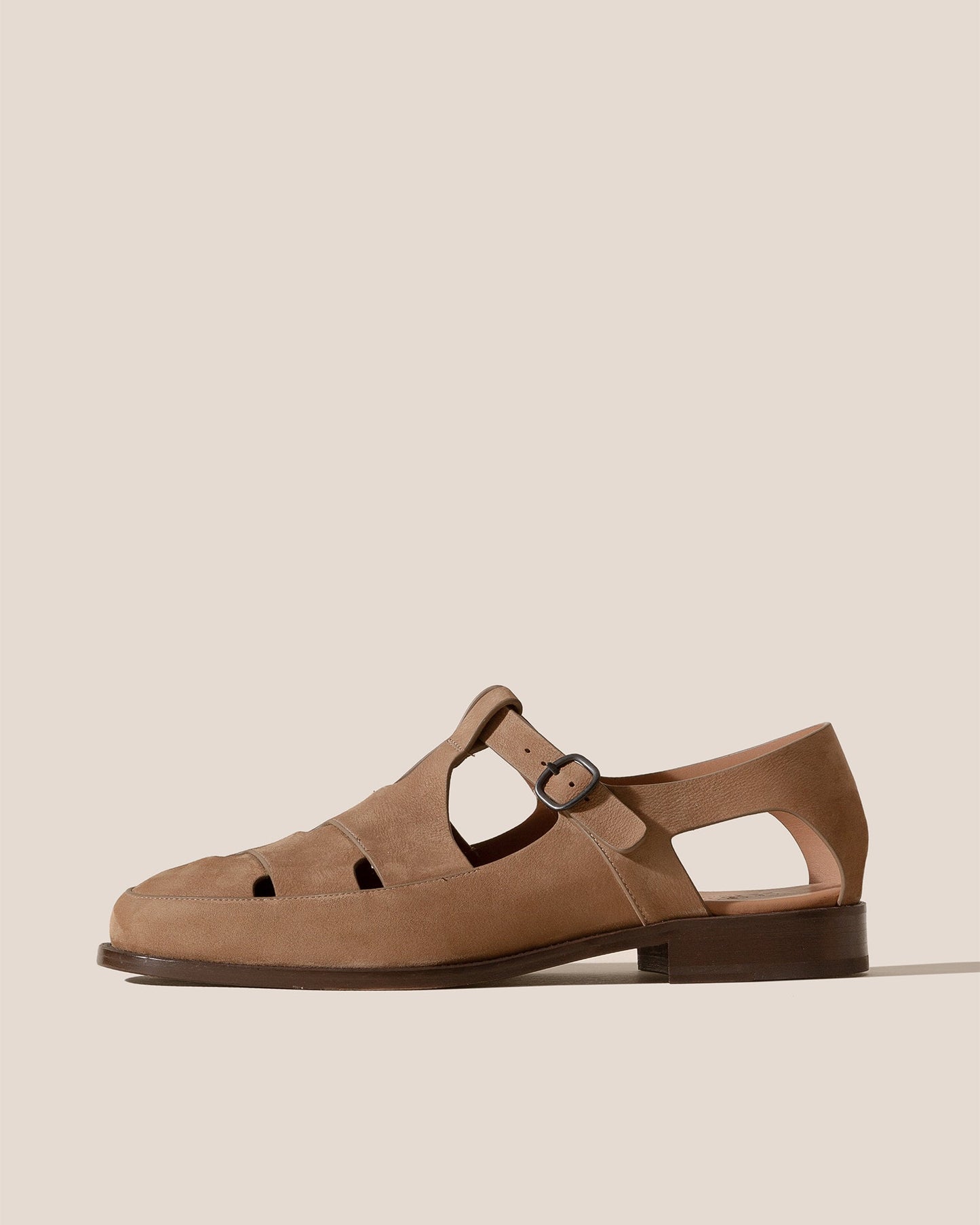 Hereu BESSO NUBUCK - Woven T-bar Sandal