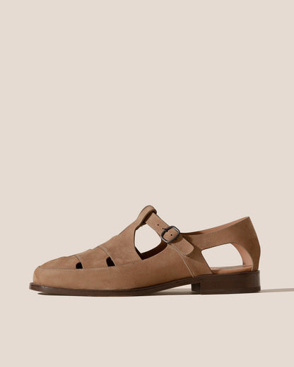 Hereu BESSO NUBUCK - Woven T-bar Sandal