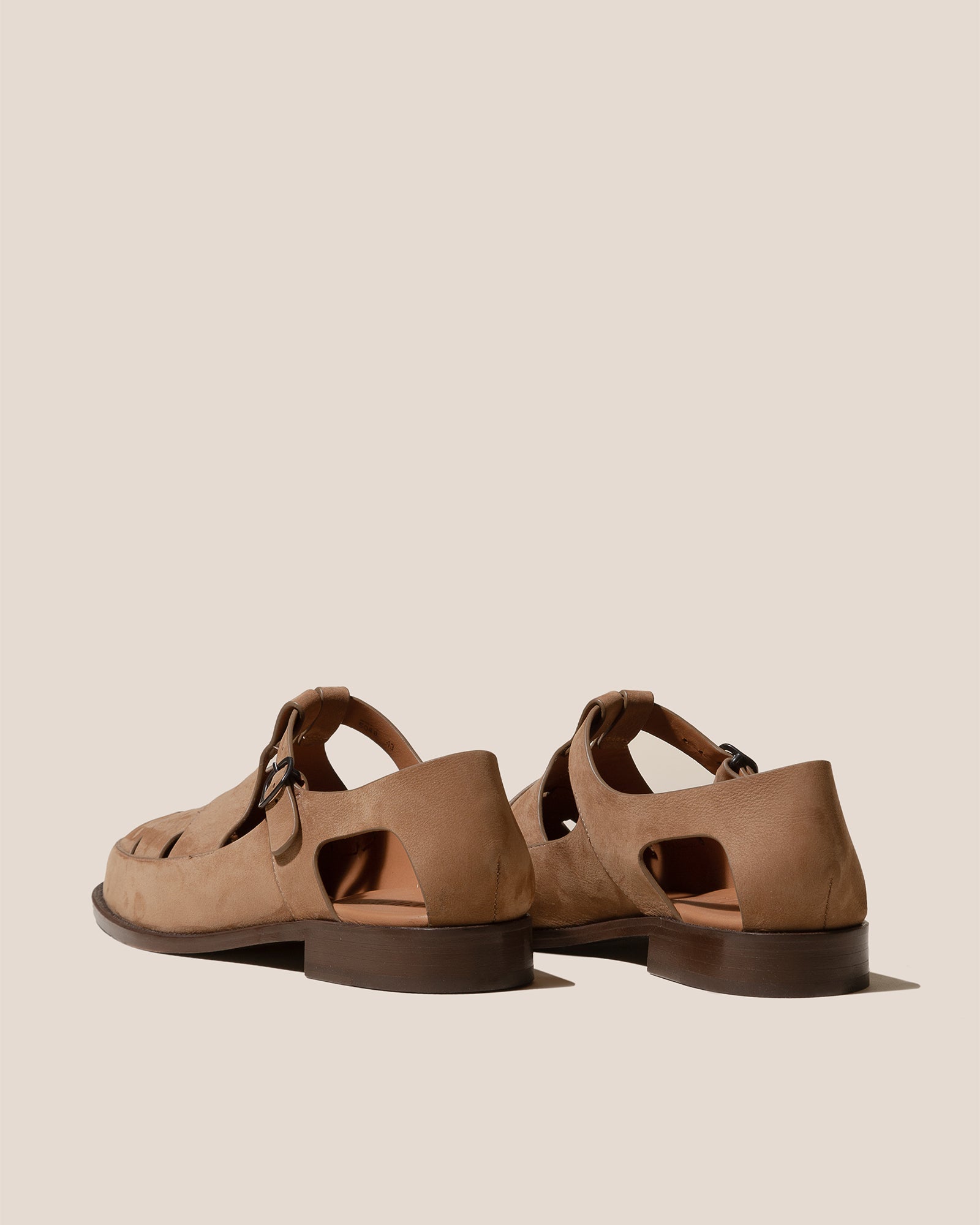 Hereu BESSO NUBUCK - Woven T-bar Sandal