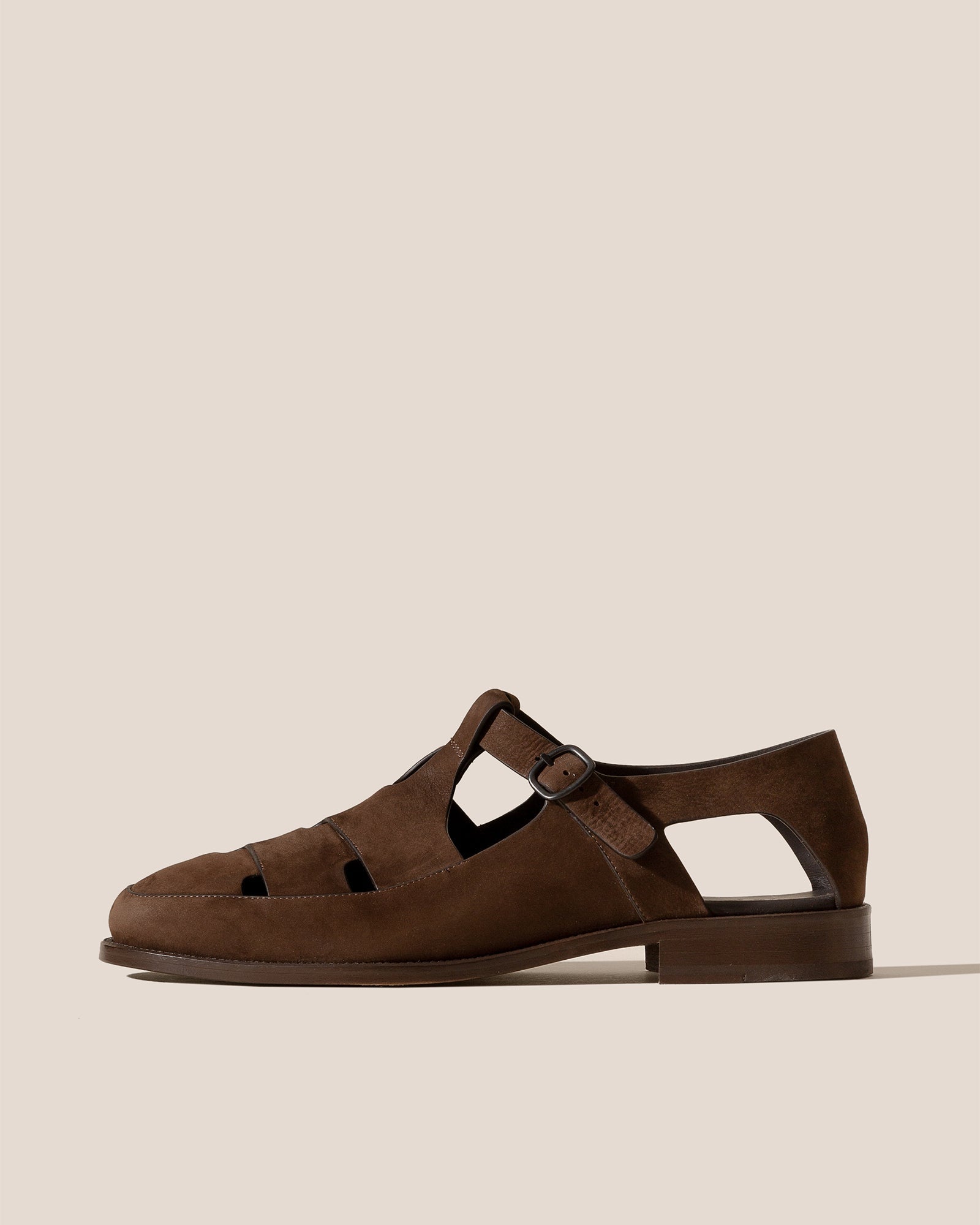 Hereu BESSO NUBUCK - Woven T-bar Sandal