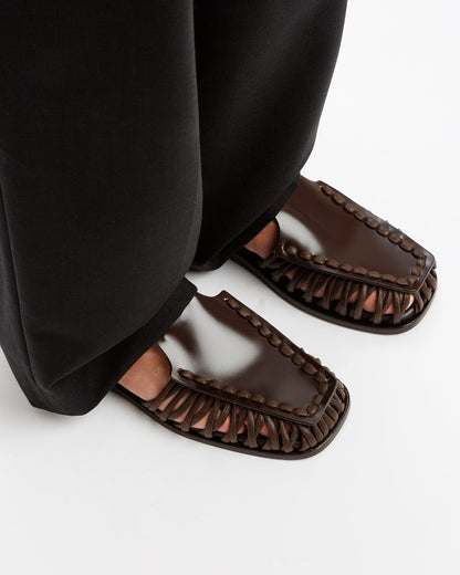 Hereu ALARO - Square-Toe T-bar Sandal