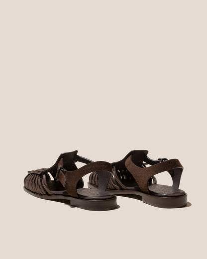 Hereu ALARO SUEDE - Square-Toe T-bar Sandal