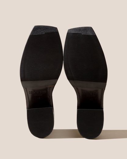 Hereu AGULLA - Square-Toe Braided Detail Chelsea Boot