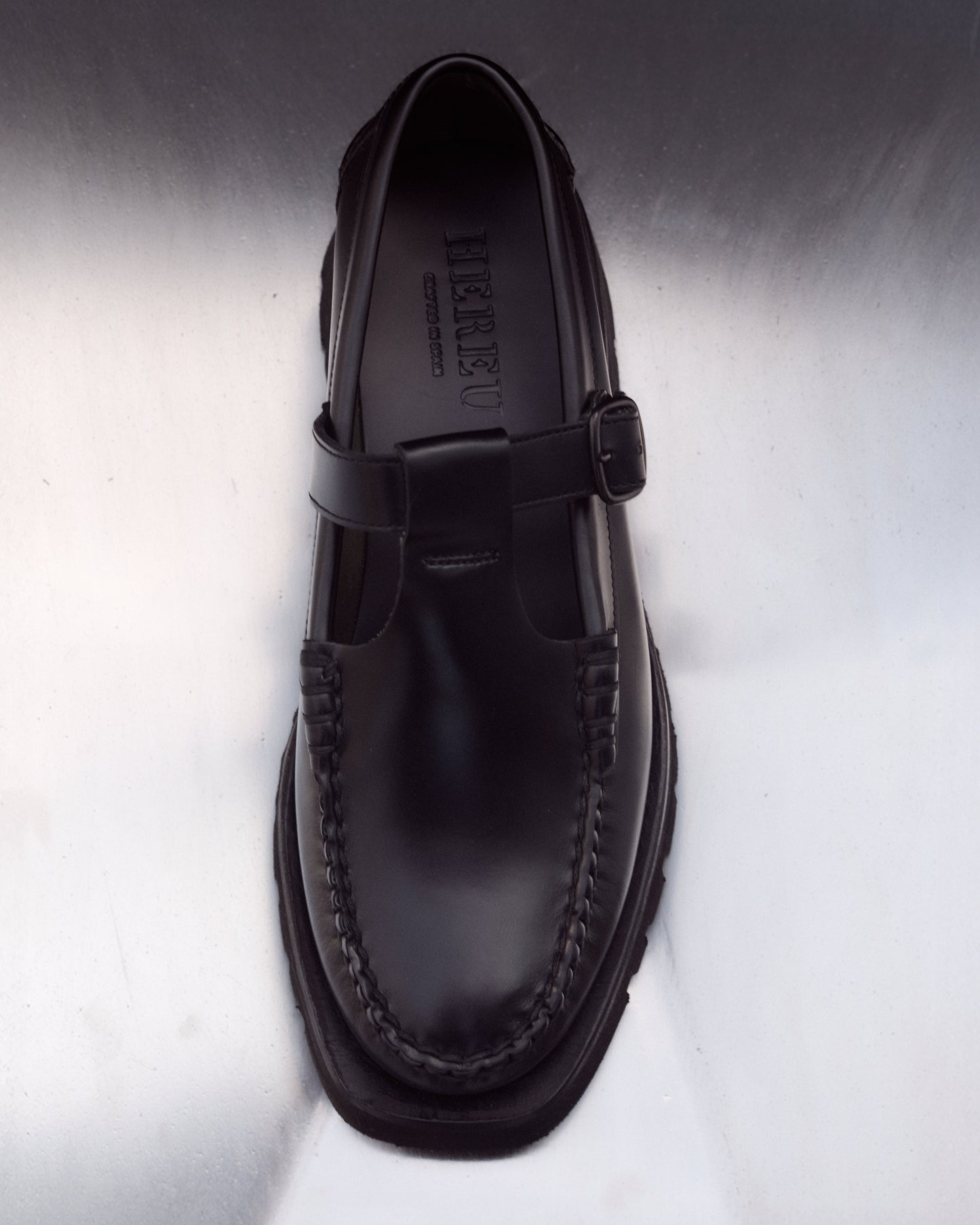 Hereu ALBER SPORT - Tread Sole T-Bar Loafer