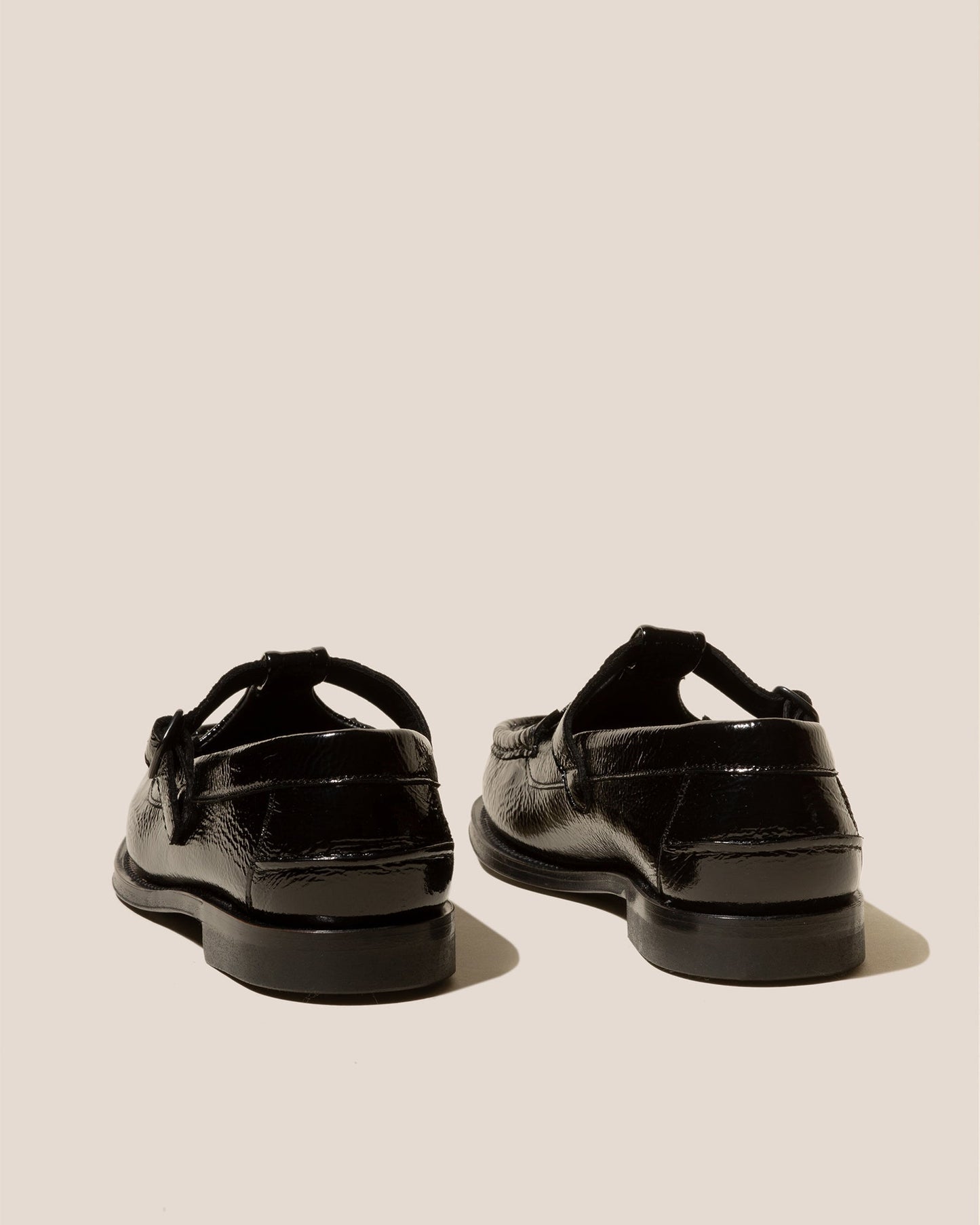 Hereu ALBER CRINKLED GLOSSY - T-bar Loafer