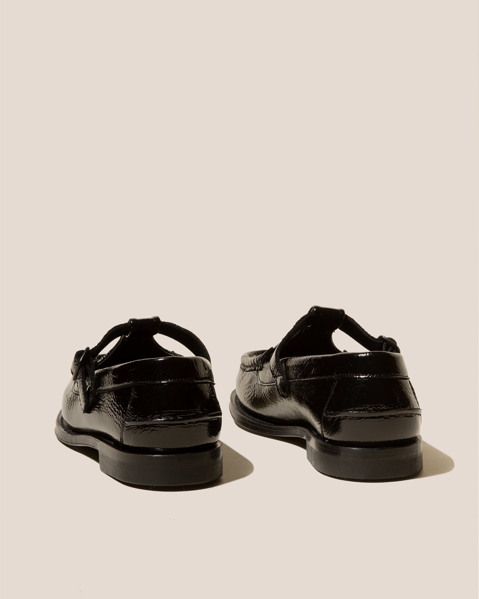 Hereu ALBER CRINKLED GLOSSY - T-bar Loafer