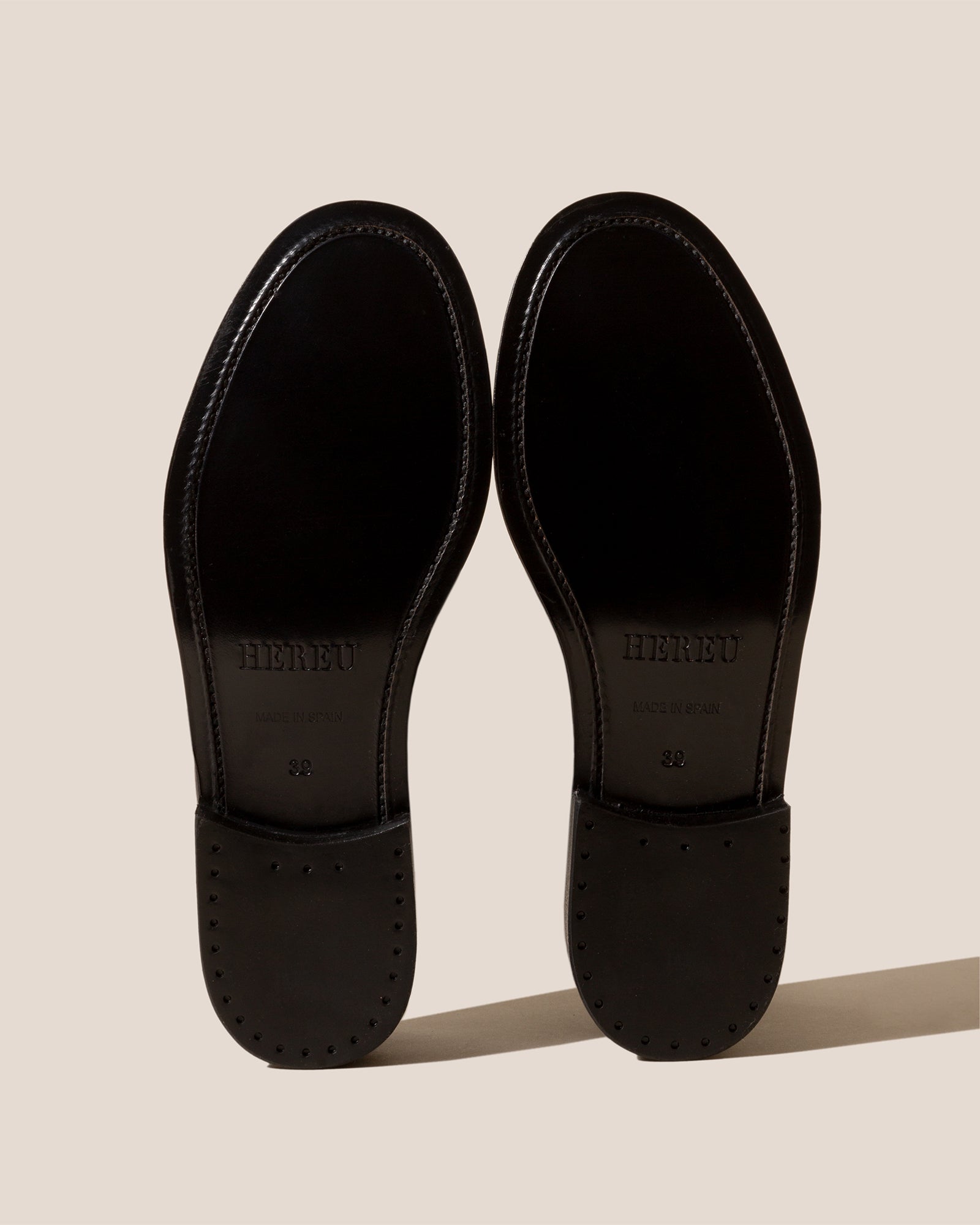 Hereu ALBER CRINKLED GLOSSY - T-bar Loafer