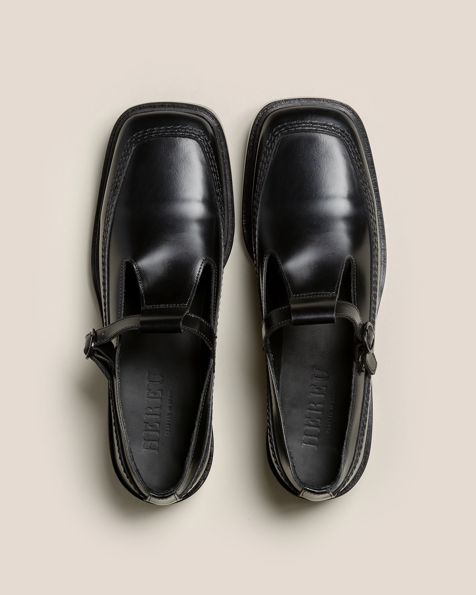 Hereu LLUISA POLISHED - T-bar Loafer