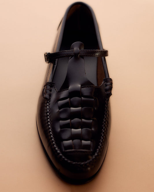 Hereu MAQUEDA - Interwoven T-Bar Loafer
