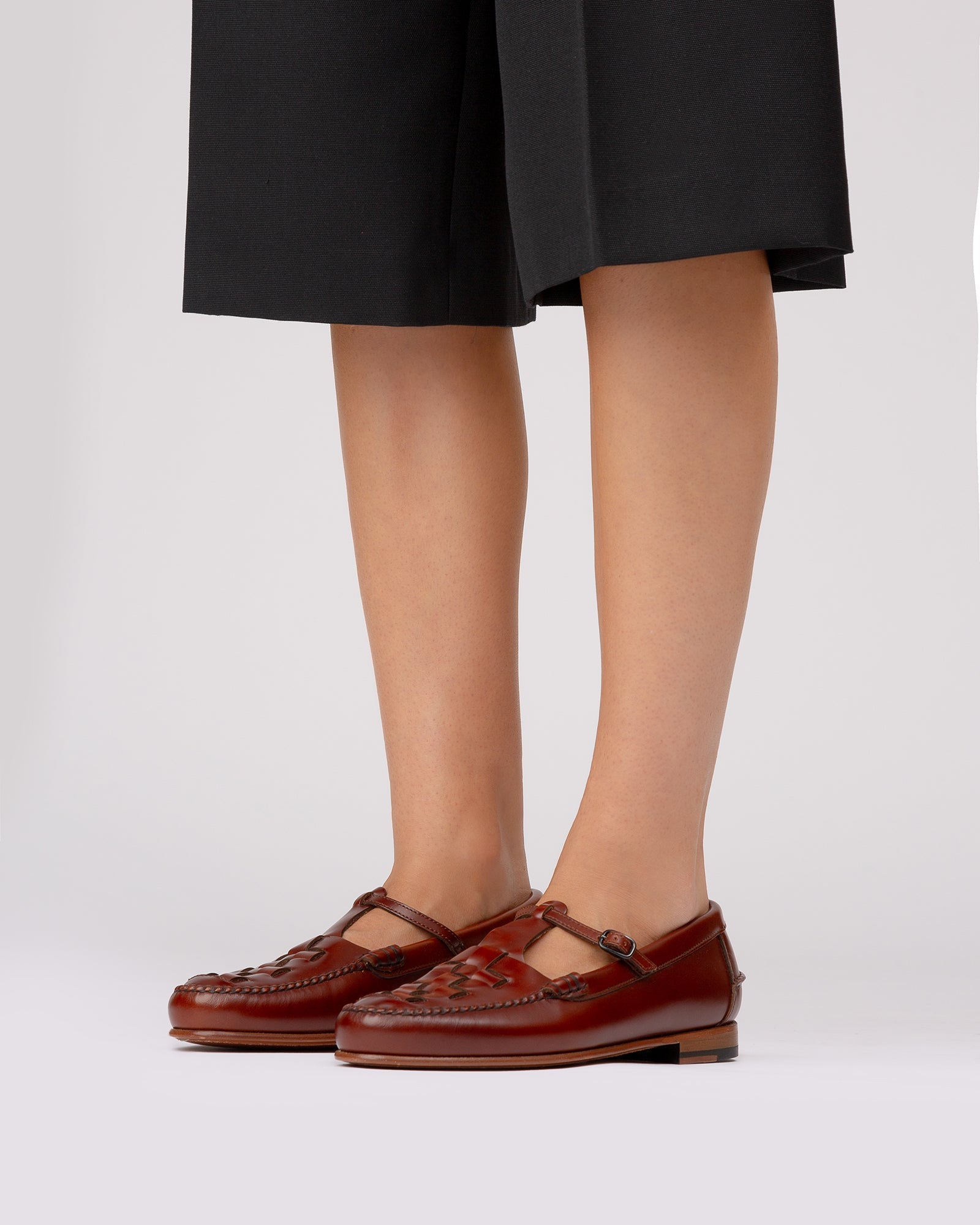 Hereu MAQUEDA - Interwoven T-Bar Loafer