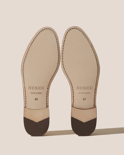 Hereu ROSES SUPPLE SHINY - Bound Moccasin Mary Jane