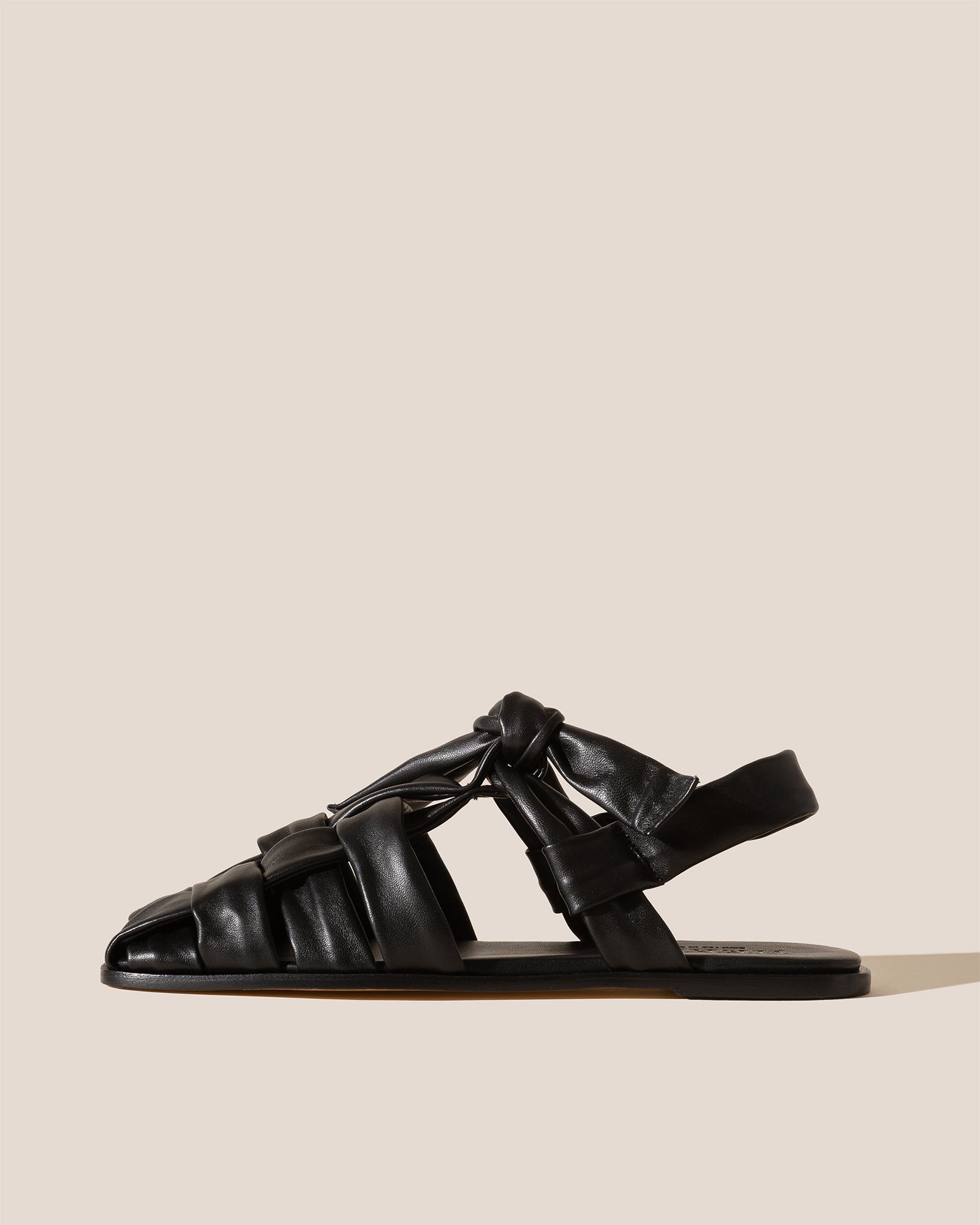 Hereu BENA - Interwoven Knotted T-bar Sandal