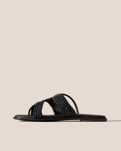 Hereu LINA WOVEN - Strappy Toe-Post Sandal