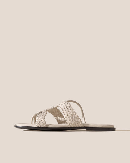 Hereu LINA WOVEN - Strappy Toe-Post Sandal