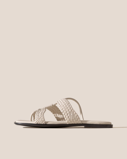 Hereu LINA WOVEN - Strappy Toe-Post Sandal