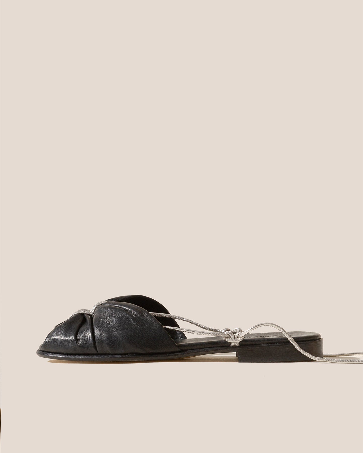 Hereu NUAT - Ruched Lace-up Sandal