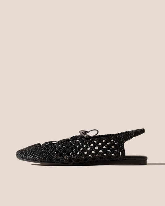 Hereu SARDANA - Lace-up Woven Slingback Sandal