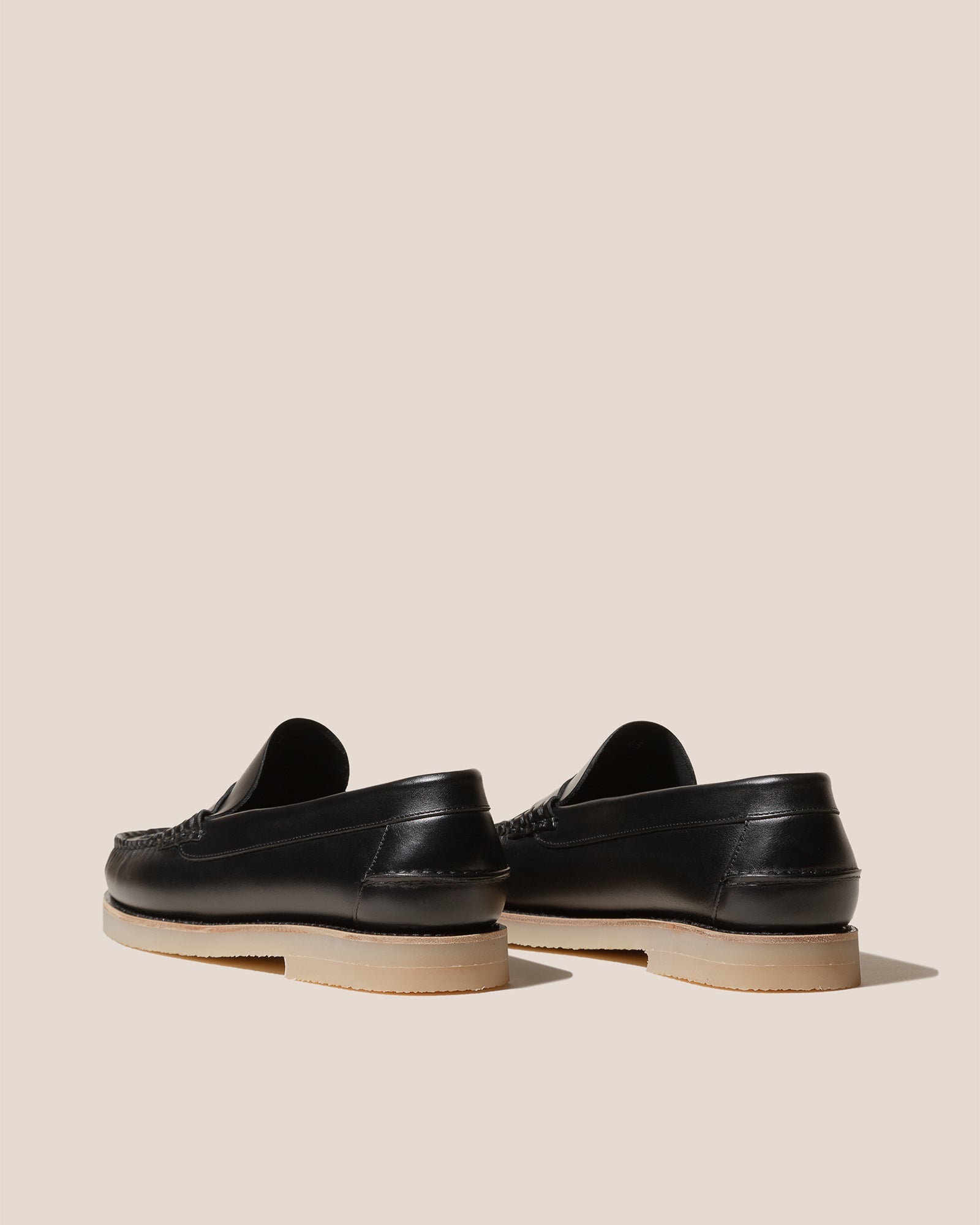 Hereu NOMBELA RUBBER VEG TAN - Interwoven Detail Slip-On Loafer